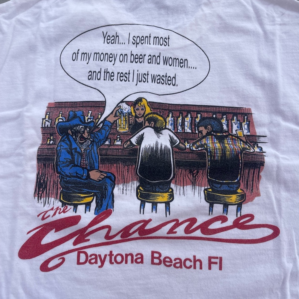 Old school The Chance Bar Daytona Beach Fl Adult XL